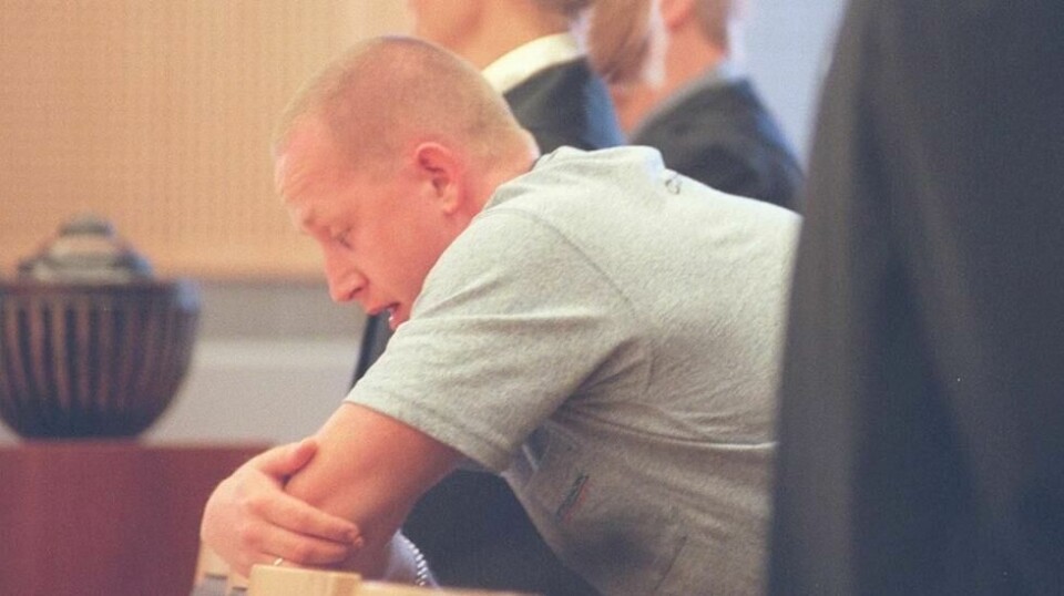 Pål Enger i Borgarting lagmannsrett under rettssaken for «Skrik»-tyveriet i 1994. -Tomm W. Christiansen)