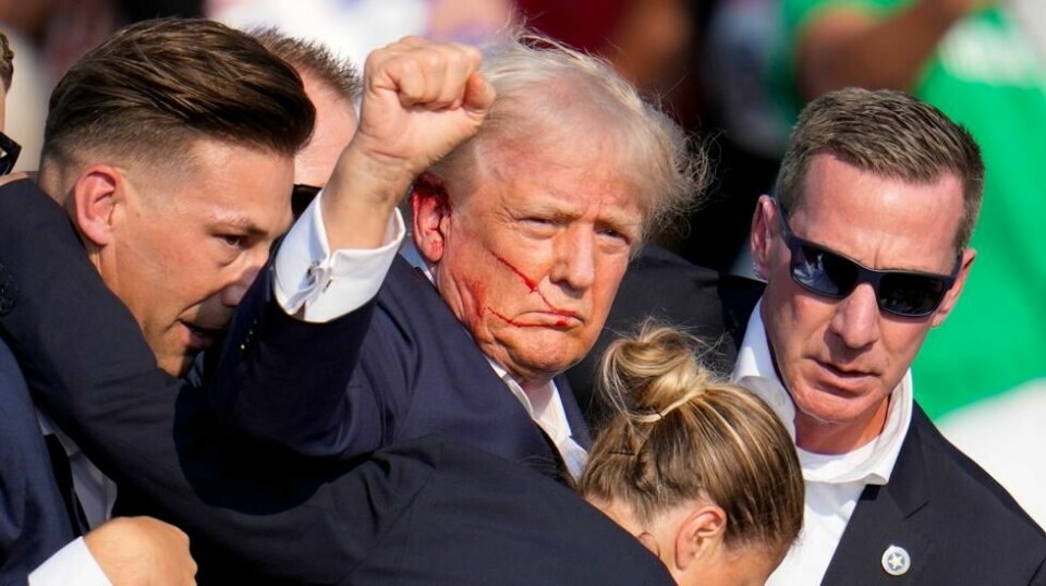 President Trump ble offer for et attentat natt til søndag norsk tid.