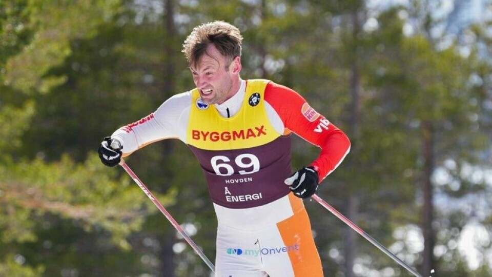 Petter Northug under 50-kilometeren i ski-NM del to på Hovden sist lørdag.