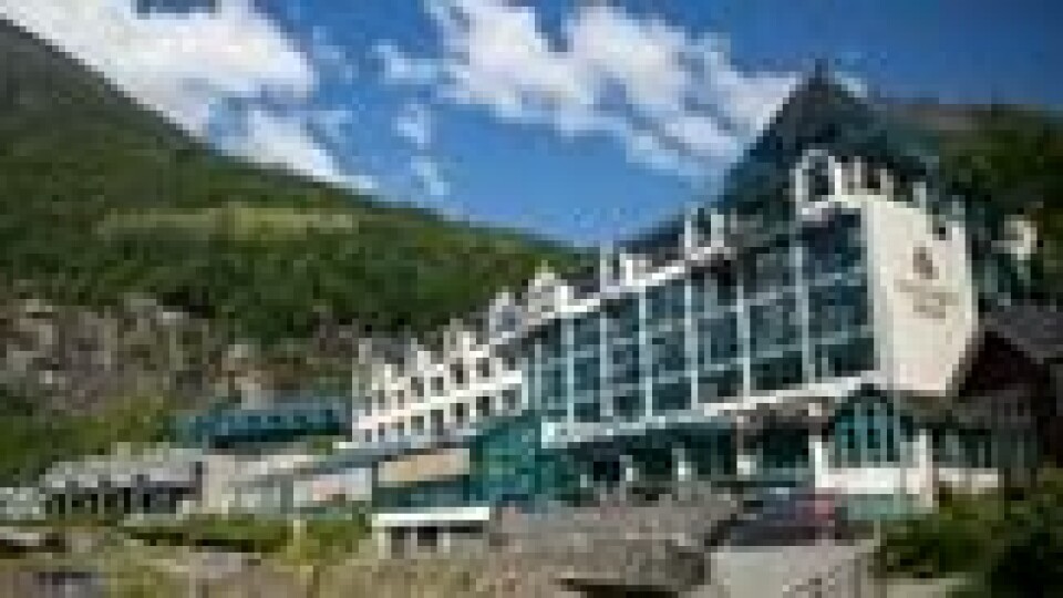 Hotel Union i Geiranger, der prinsesse Märtha Louise og Durek Verrett planlegger å feire bryllup 31. august. Hotel Union i Geiranger, der prinsesse Märtha Louise og Durek Verrett planlegger å feire bryllup 31. august. Foto: Pål Kleiven / NTB
