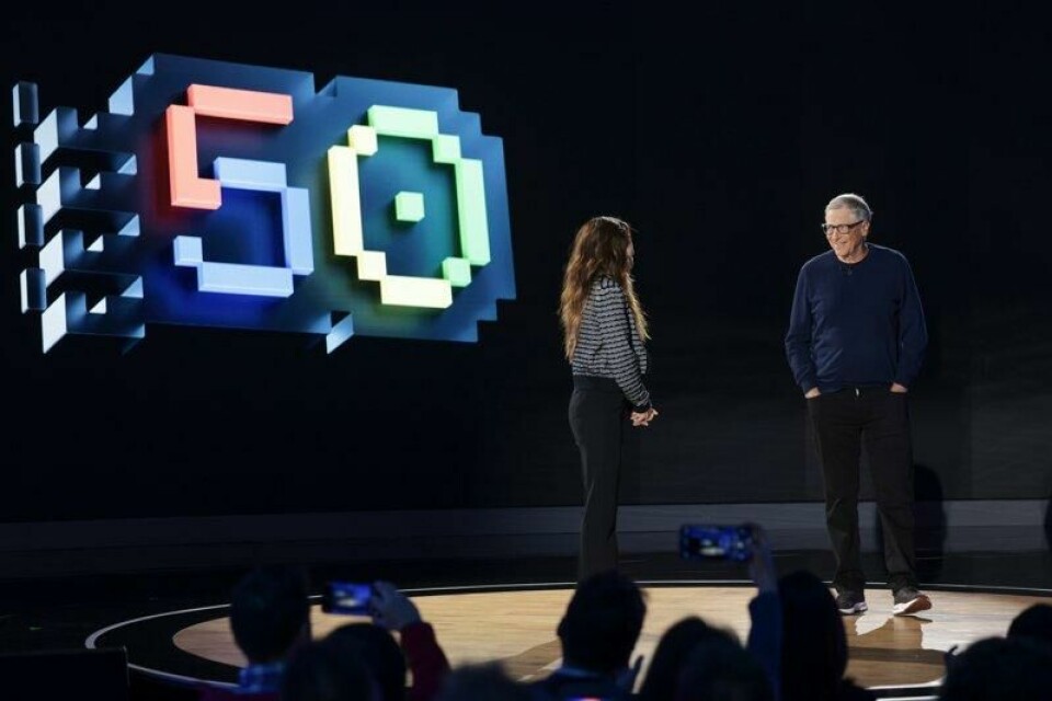 Microsoft-grunnlegger Bill Gates deltok under 50 års feiring av selskapet.
