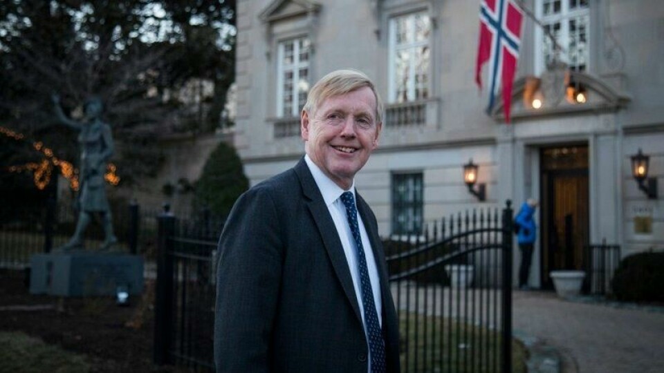 Kåre R. Aas var Norges ambassadør til USA fra 2013 til 2020. Her er han i den amerikanske hovedstaden. Kåre R. Aas var Norges ambassadør til USA fra 2013 til 2020. Her er han i den amerikanske hovedstaden. Foto: Heiko Junge / NTB