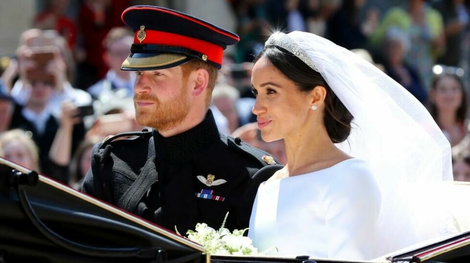 Da hun giftet seg med britiske prins Harry 19. mai 2018, fikk den tidligere skuespilleren Meghan Markle tittelen hertuginne av Sussex. Foto: Gareth Fuller / AP / NTB scanpix