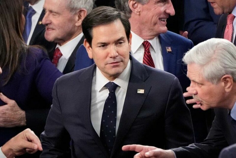 USAs utenriksminister Marco Rubio i Kongressen tirsdag.