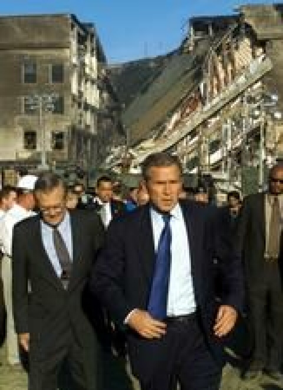 George W. Bush ønsket ikke at noen enkeltmennesker skulle få skylden for å ikke ha forutsett terrorangrepet. George W. Bush ønsket ikke at noen enkeltmennesker skulle få skylden for å ikke ha forutsett terrorangrepet. Foto: Paul J. Richards / AFP / NTB