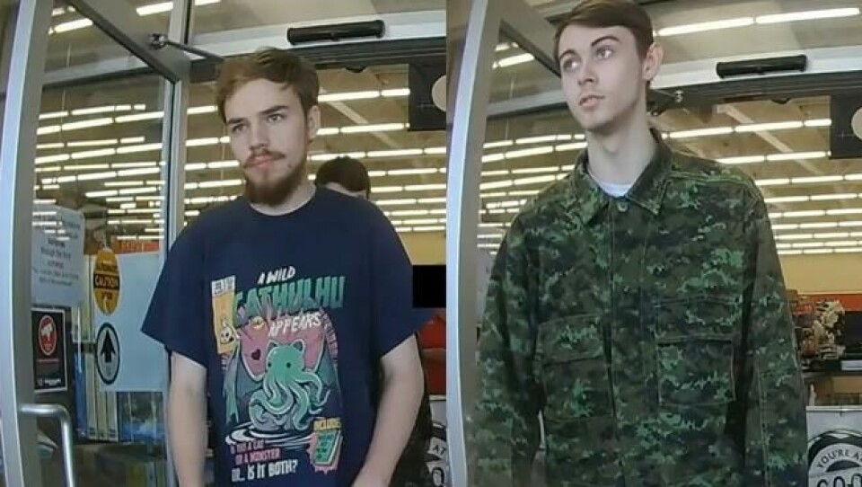 Kam McLeod (19) og Bryer Schmegelsky (18) er fortsatt på rømmen i Canada. Kam McLeod (19) og Bryer Schmegelsky (18) er fortsatt på rømmen i Canada. Foto: Handout / Reuters