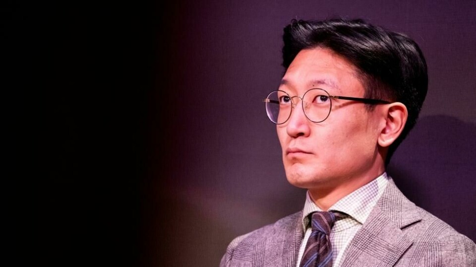 Danby Choi, redaktøren i kulturavisen Subjekt under debatt på Pressens hus.
