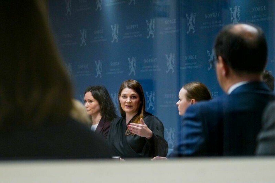 Situasjonen var kaotisk og uoversiktlig da næringsminister Cecilie Myrseth (Ap) møtte næringslivet bare timer etter kunngjøringen av økt amerikansk toll.