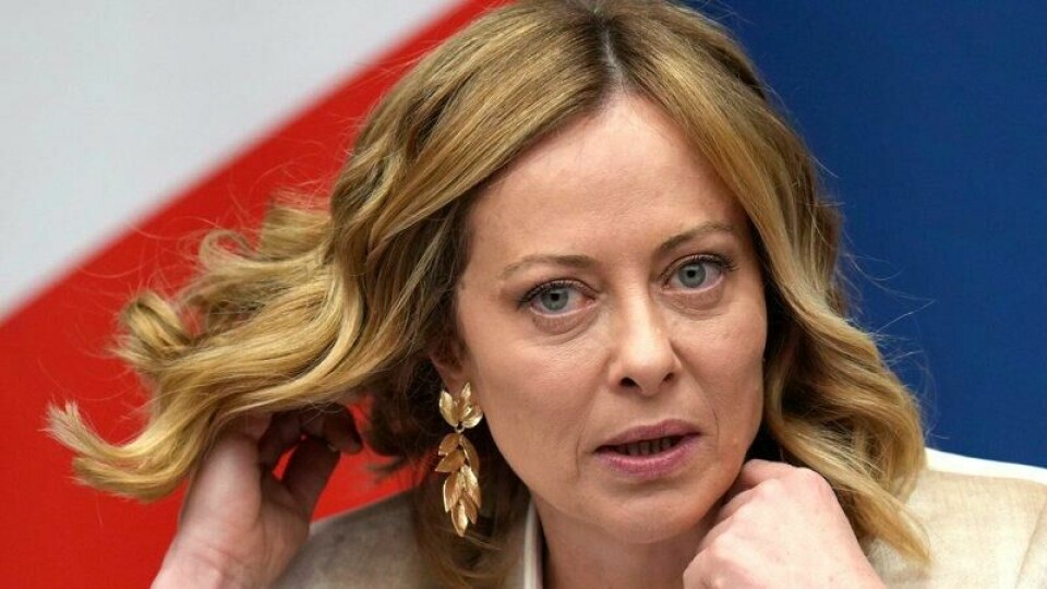 Italias statsminister Giorgia Meloni tar til orde for et umiddelbart toppmøte mellom USA, Europa og andre allierte.