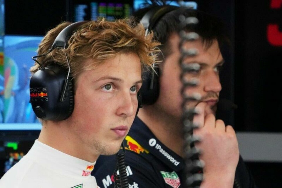 Liam Lawson er hardt presset.