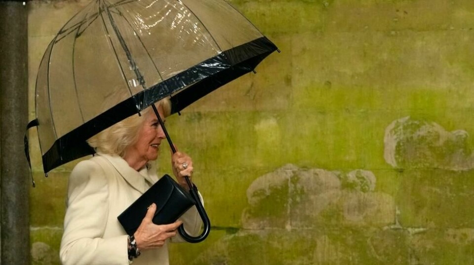 Britenes dronning Camilla deltok torsdag kveld på et veldedighetsarrangement i Salisbury. Foto: Kirsty Wigglesworth / AP / NTB