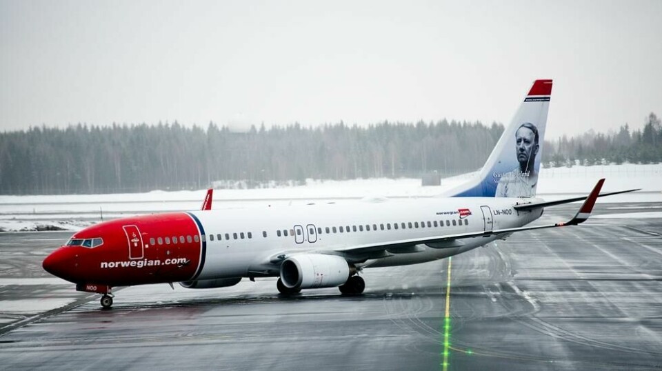 Et Norwegian-fly på vei fra Trondheim til Oslo landet trygt på Oslo lufthavn etter å ha mottatt en bombetrussel julaften. Bildet er tatt på et tidligere tidspunkt. Foto: Jon Olav Nesvold / NTB