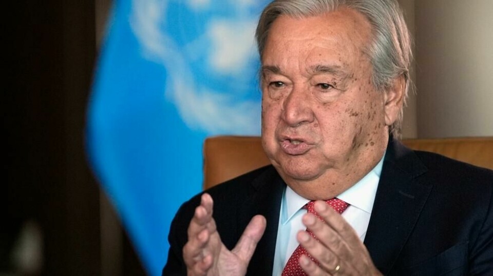 FNs generalsekretær António Guterres får ikke alt han ønsker seg fra KI-panelet. Foto: Pamela Smith / AP / NTB