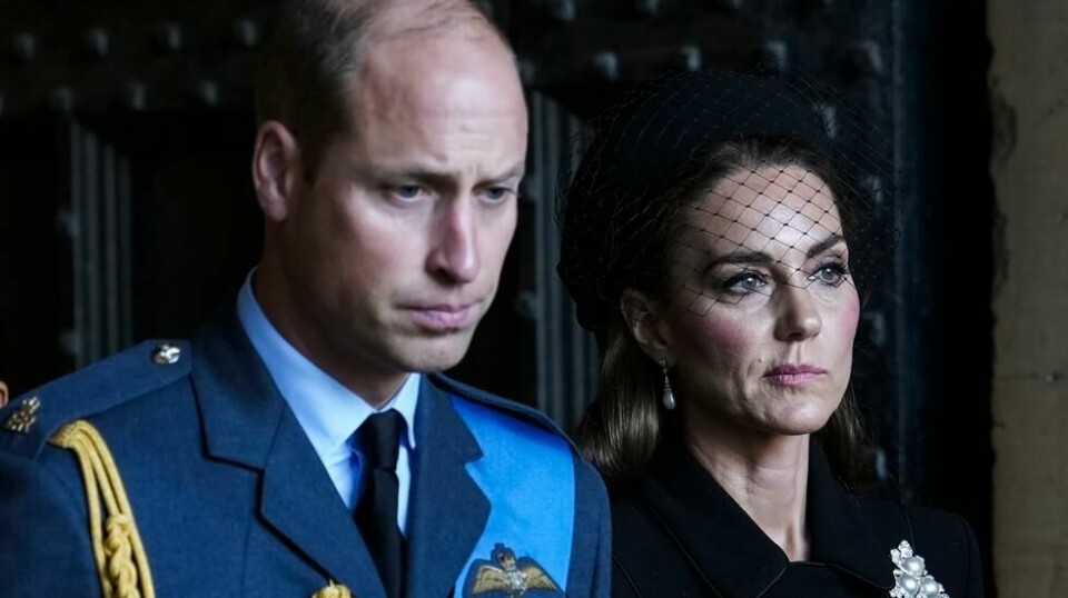 Prins William og prinsesse Kate i forbindelse med at dronning Elizabeth døde i september 2022. Arkivfoto: Emilio Morenatti / AP / NTB