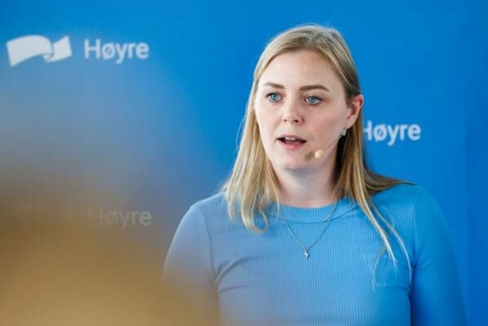 Høyres nestleder Tina Bru mener regjeringen i neste stortingsperiode må legge fram en skattereform. Målet er å få lavere skatter for næringslivet.