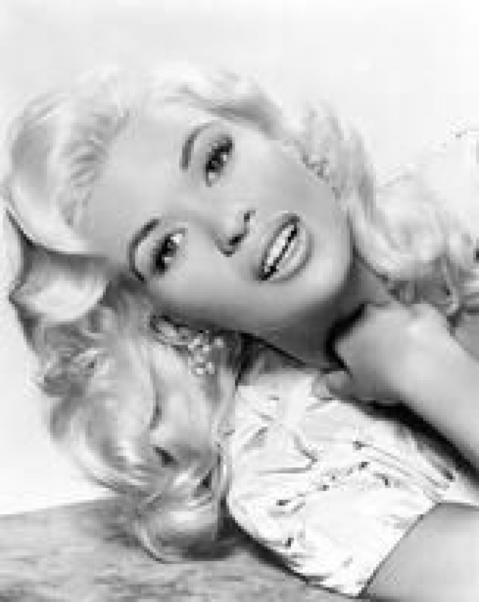 Promobilde av Jayne Mansfield tatt for filmen Kiss Them for Me fra 1957. Promobilde av Jayne Mansfield tatt for filmen Kiss Them for Me fra 1957. Foto: Wikipedia