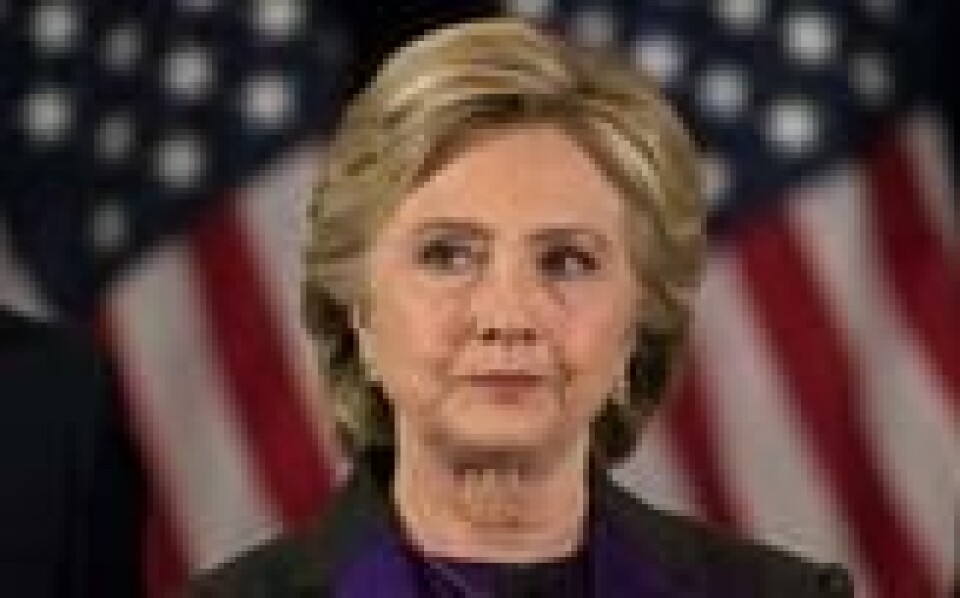 Tapet for Donald Trump var tungt å svelge For Hilliary Clinton. Tapet for Donald Trump var tungt å svelge For Hilliary Clinton. Foto: Matt Rourke / AP / NTB scanpix