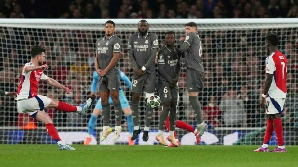 Declan Rice banket Arsenal i ledelsen med et drømmemål.