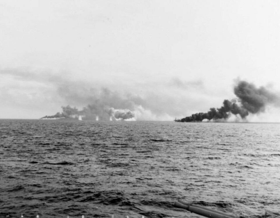 Skipet sank under andre verdenskrig. FOTO: Det amerikanske forsvarsdepartementet. Skipet sank under andre verdenskrig. FOTO: Det amerikanske forsvarsdepartementet.