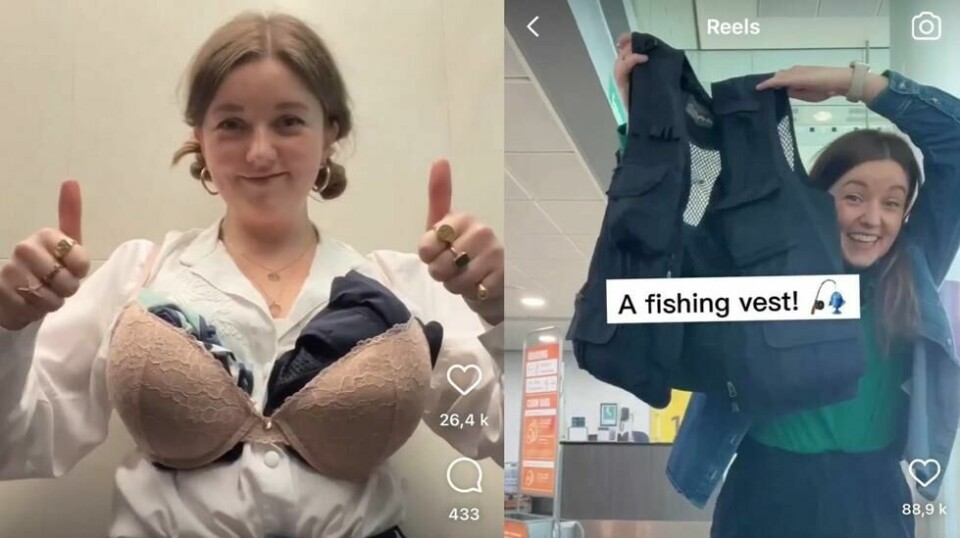 Chelsea Dickenson har testet ut ulike måter å unngå overvekt flyreiser