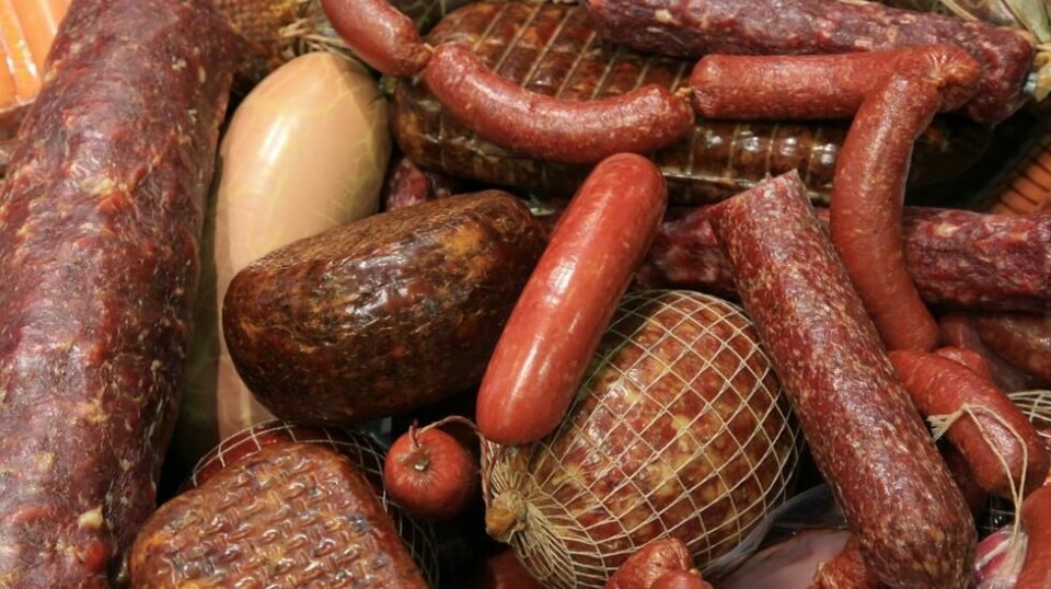 Ny studie viser at stadig inntak av bacon, pølser og skinke 'kan føre til ni prosent høyere risiko for brystkreft. Illustrasjonsfoto: Colourbox.com.
