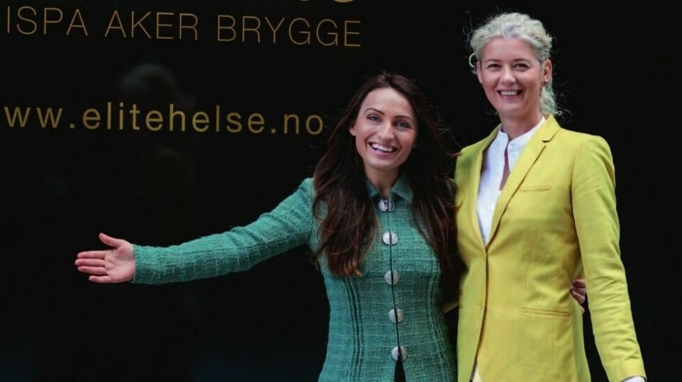 Isabella Bukurie Krasniqu (t.v.) og Laura Suta stengte på Røa senter og åpnet døren på Aker Brygge 1. juni i år. Foto: Elite Helse