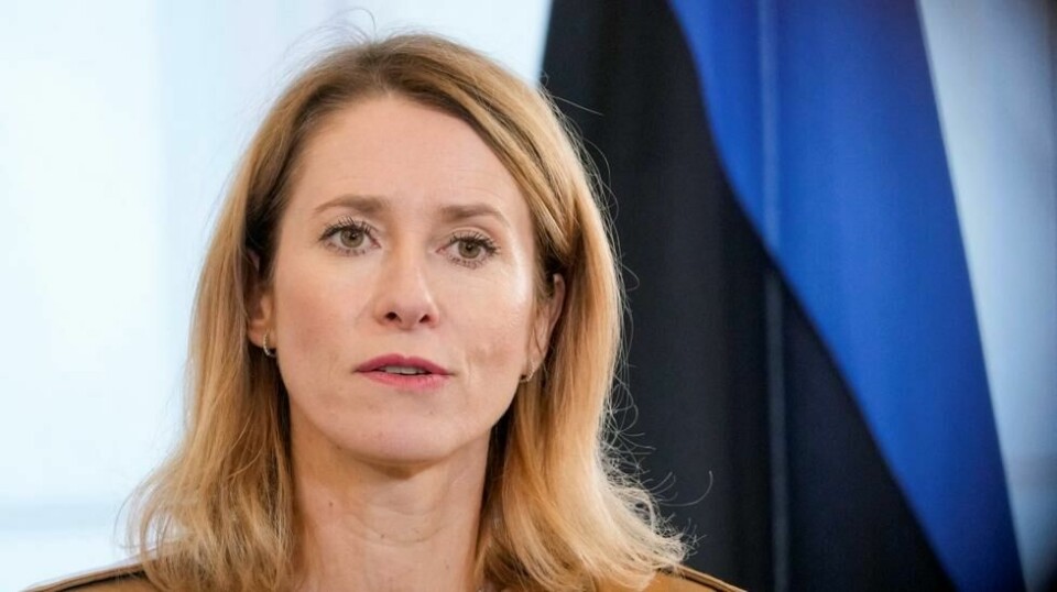 Estlands statsminister Kaja Kallas.