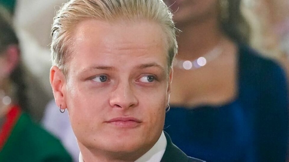 Marius Borg Høiby under regjeringens festarrangement i forbindelse med prinsesse Ingrid Alexandras myndighetsdag i fjor. Marius Borg Høiby under regjeringens festarrangement i forbindelse med prinsesse Ingrid Alexandras myndighetsdag i fjor. Foto: Lise Åserud / NTB