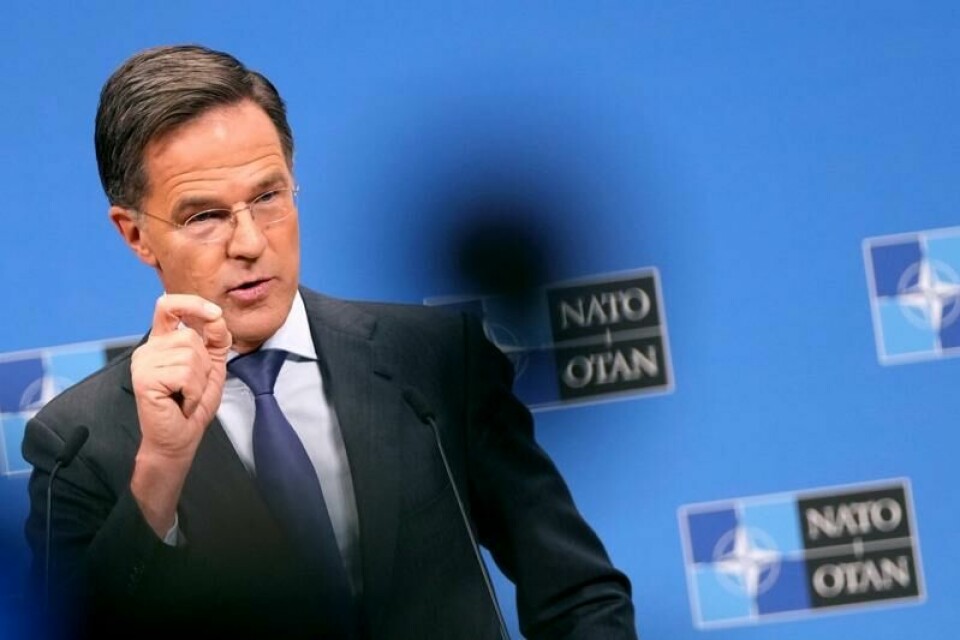 Natos generalsekretær Mark Rutte.