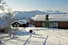 SKITERRENG: Harahorn har en egen løypemaskin som gjør det enkelt å komme seg inn i det praktfulle terrenget rundt fjellgården.