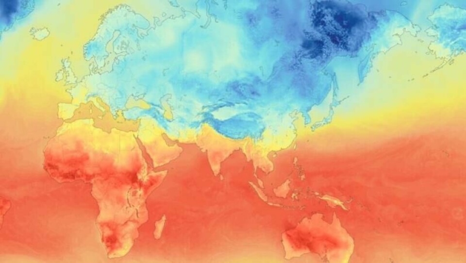 101 grader skiller Australia og Øst-Sibir for tiden.