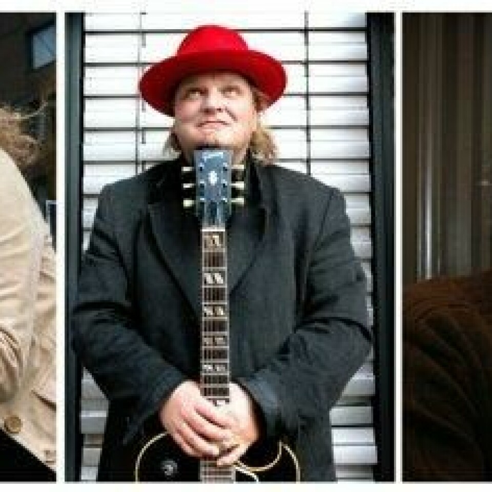 Blant stjernene som stiller opp på Hilde Heltberg-hyllesten 26. mars er (f.v.) Trond Granlund, Kari Iveland, Knut Reiersrud, Olav Stedje og Paal Flaata.