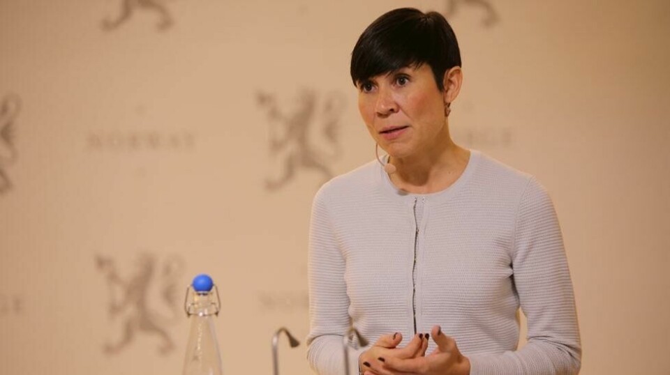 MØTER ARGENTINA: Utenriksminister Ine Eriksen Søreide vil i dag uttrykke misnøye med Argentinas utestengelse av frivillige organisasjoner fra WTOs ministermøte i Buenos Aires.