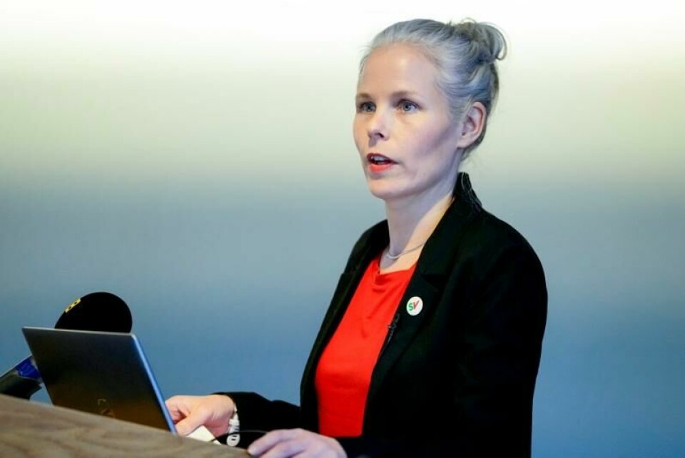 Partileder Kirsti Bergstø var raskt ute med å kommentere Elon Musks melding på X.