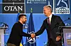 Avtroppende Nato-leder Jens Stoltenberg sier til VG at møtene med Zelenskyj er spesielt minneverdige. Foto: Roberto Schmidt / AFP