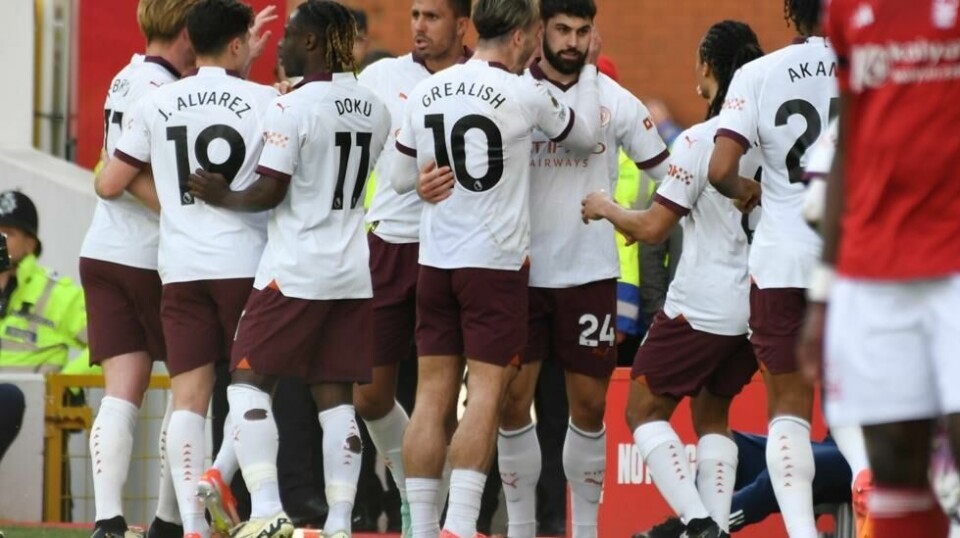 Manchester City slo Nottingham Forest søndag. Foto: Rui Vieira / AP / NTB