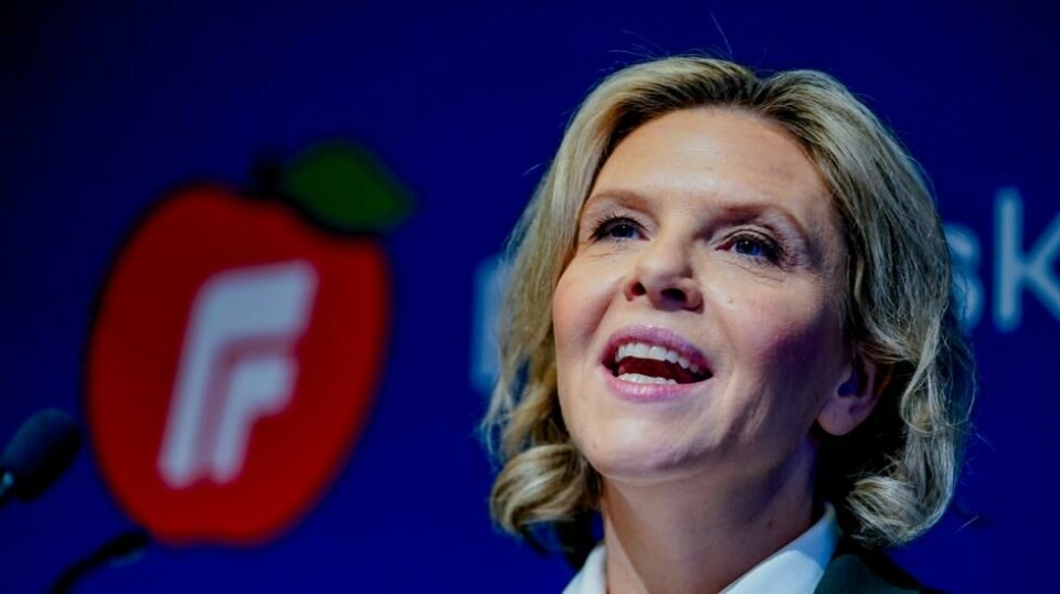 Valgkomiteen i Fremskrittspartiet har innstilt på gjenvalg for partileder Sylvi Listhaug for perioden 2024 til 2026. Foto: Terje Pedersen / NTB