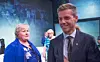Får Knut Arild Hareide det som han vil, fortsette Erna Solberg som statsminister. Men da må hun vrake Frp. Foto: Terje Bendiksby / NTB scanpix