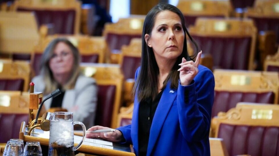 Landbrukspolitisk talsperson for Høyre, Lene Westgaard-Halle, går sammen med Venstre om å be Nortura importere egg til 17. mai. Foto: Ole Berg-Rusten / NTB