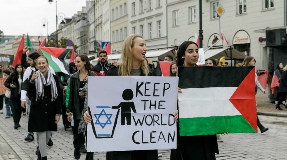 Norske Marie Andersen har blitt utsatt for grov trakassering og mottatt trusler etter en pro-palestinsk demonstrasjon i Polen.