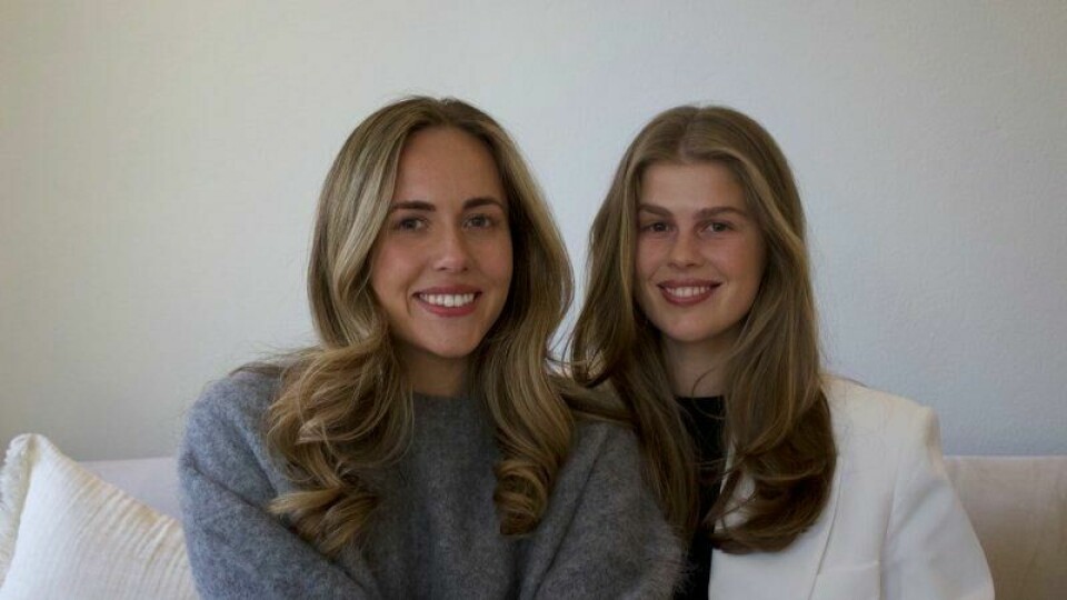 Sara Lundberg Enger (26) og Marte Anthonsen Svendsen (27) har sammen startet en egen bedrift.