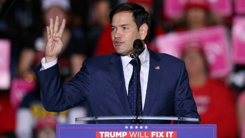 Marco Rubio i valgkampsarbeid for Trump. REUTERS/Andrew Kelly/File Photo Marco Rubio i valgkampsarbeid for Trump. REUTERS/Andrew Kelly/File Photo Foto: Andrew Kelly / REUTERS / NTB