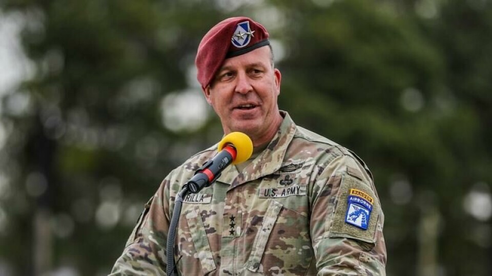 Sentralkommandoens øverstkommanderende, general Michael Erik Kurilla.