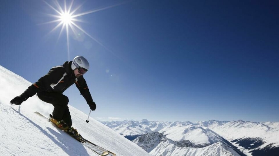Global oppvarming er en sterk trussel for skiføret i de sveitsiske alper. Foto: blende64/istock.com