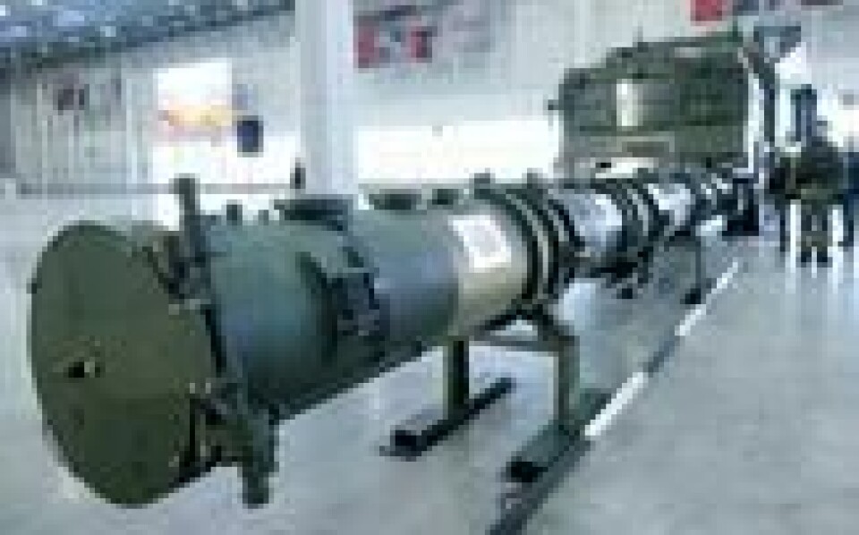 Komponentene til det russiske kryssermissilet SSC-8 (9M729) og den mobile utskytningsrampen, utstilt under Patriot-utstillingen i Moskva, 23. januar 2019. Komponentene til det russiske kryssermissilet SSC-8 (9M729) og den mobile utskytningsrampen, utstilt under Patriot-utstillingen i Moskva, 23. januar 2019. Foto: Maxim Shemetov / Reuters / NTB scanpix