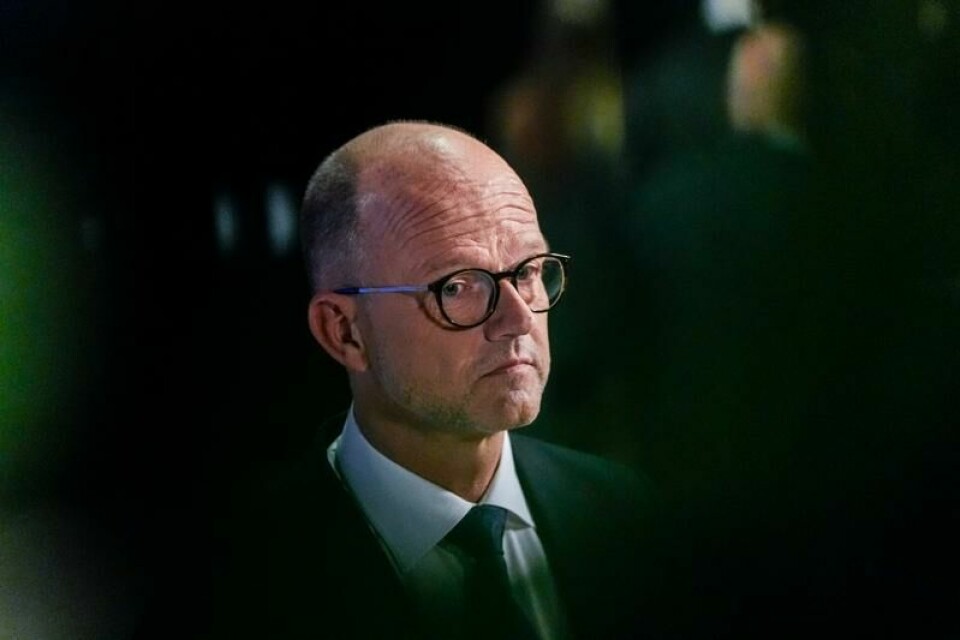 Administrerende direktør i NHO, Ole Erik Almlid, avbildet under NHOs årskonferanse i Oslo Spektrum i januar.
