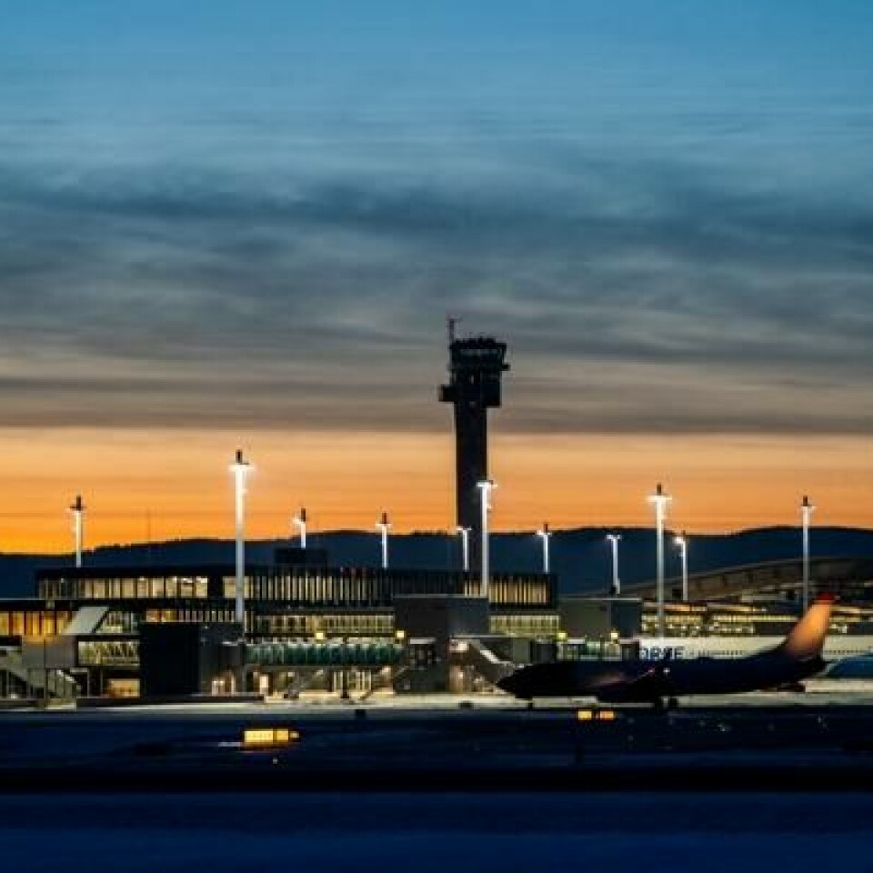 En mann ble lørdag pågrepet på Oslo lufthavn.