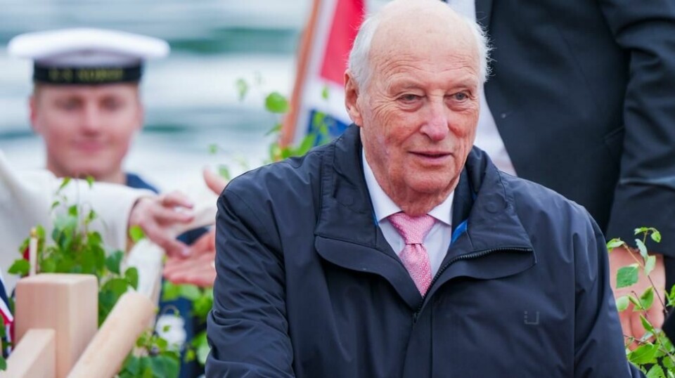 Kong Harald og dronning Sonja besøker Ølen i Vindafjord kommune i Rogaland i forbindelse med fylkesbesøkene til Agder og Rogaland 26.–30. mai. Foto: Lise Åserud / NTB