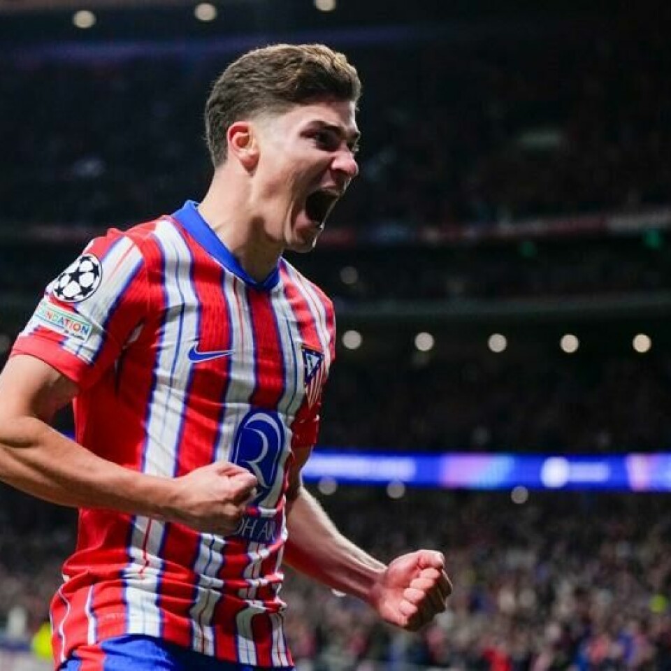 Atletico Madrids Julian Alvarez var ifølge Transfermarkt 2024s største overgang. Han ble kjøpt fra Manchester City for 882 millioner kroner.