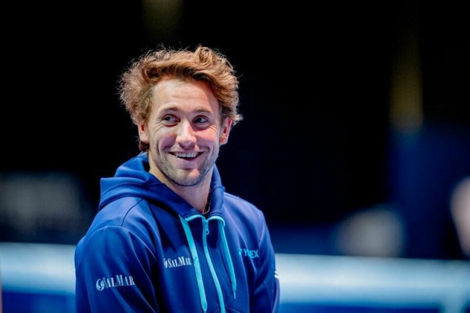 Casper Ruud knuste Adrian Mannarino i UTS i Mexico. Her er Ruud avbildet under en tidligere UTS-turnering i Telenor Arena i februar 2024.